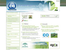 Tablet Screenshot of huellacarbono.es